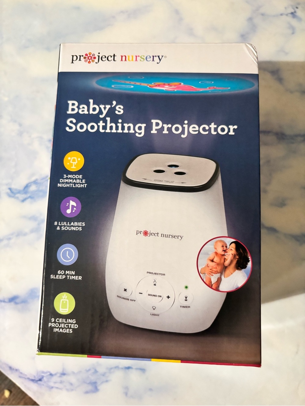 Project Nursery Baby's Soothing Projector - White